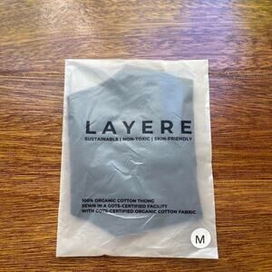 Layere Thong Size MEDIUM -  BRAND NEW - 100% organic cotton